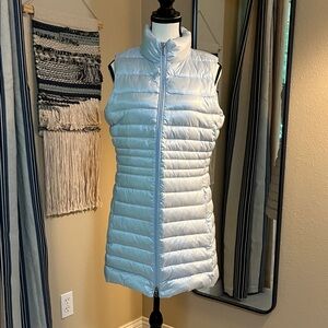 Lands' End Women's Sky Blue Quilted Vest